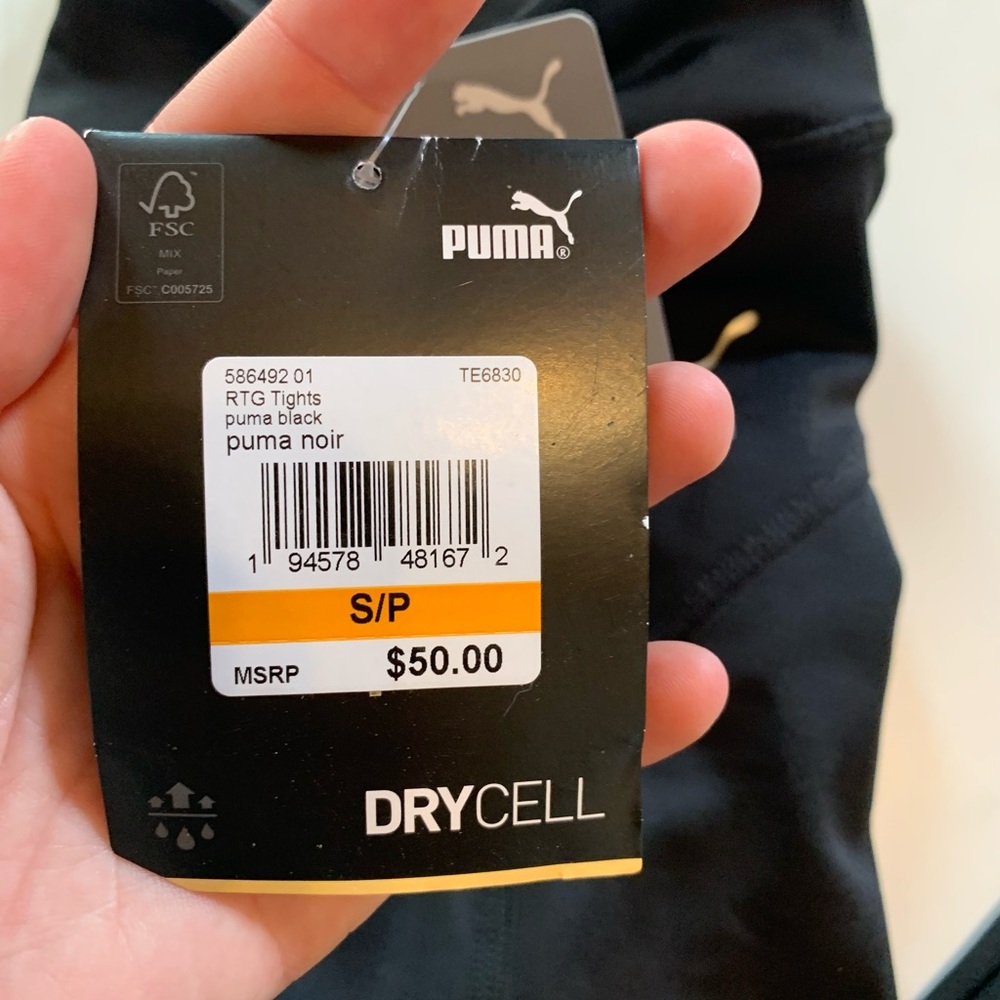 Puma RTG Dry- Cell cropped leggings size Small. - Picture 6 of 8